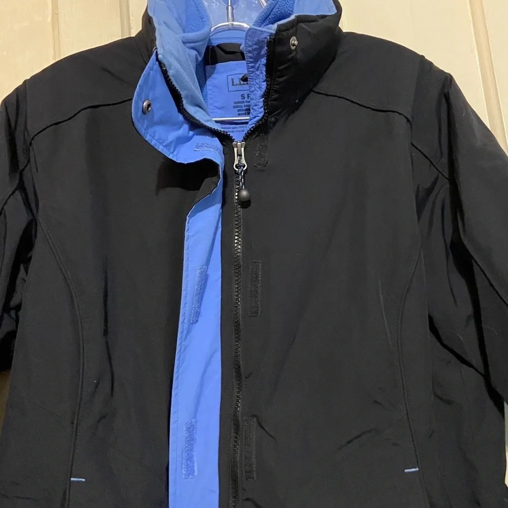 L.L.bean 3 in 1 men’s black & blue jacket small‎ - Picture 7 of 11